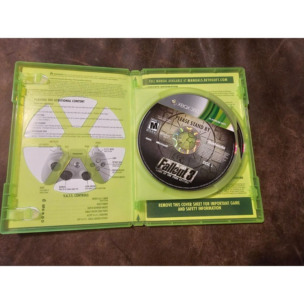 Fallout 3 - 2 disc set for X Box One